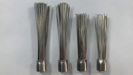 Escovas retas para limpeza de tubos de fio de aço
