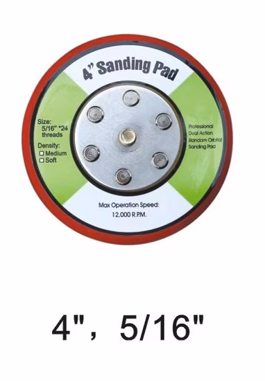 Almofada de lixamento de 150 mm com 6 furos para ferramentas pneumáticas de lixadeiras